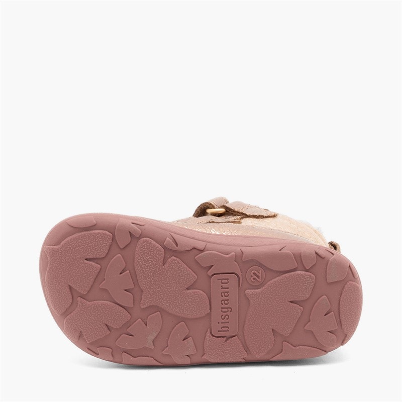 Bisgaard Girls Cosmos Barefoot Tex Boots Rose Gold - Image 2
