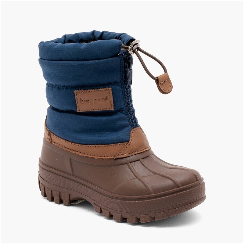 Bisgaard Kids Lux Boots Navy - Image 5