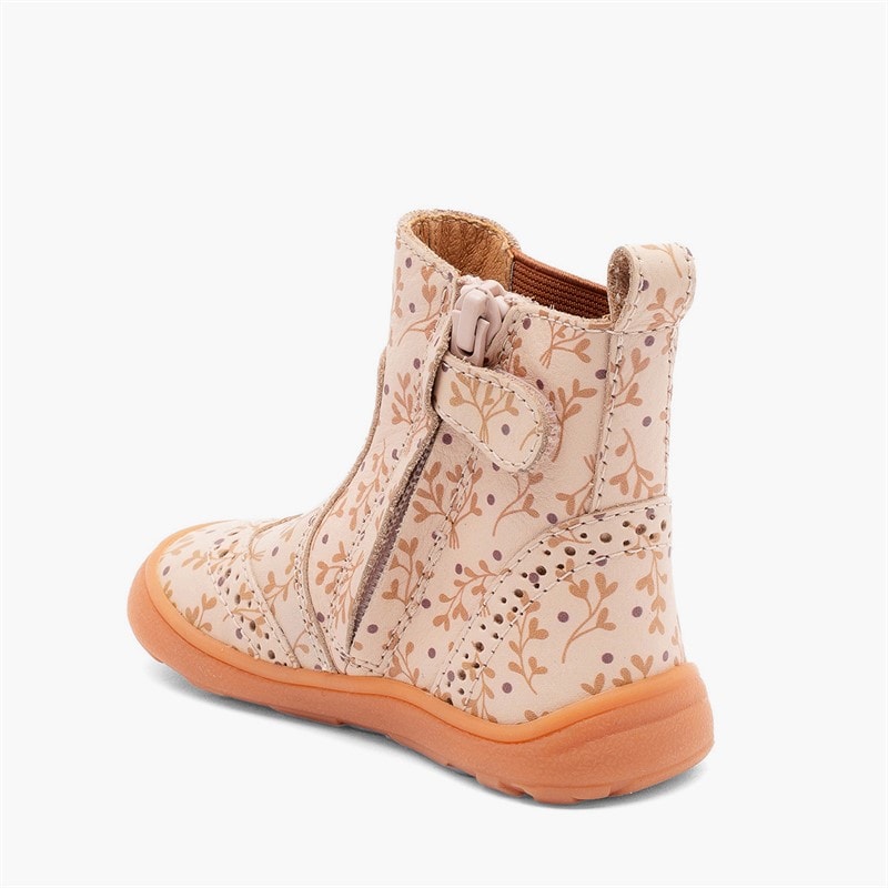 Bisgaard Girls Katie Barefoot Boots Winter Leaves - Image 3
