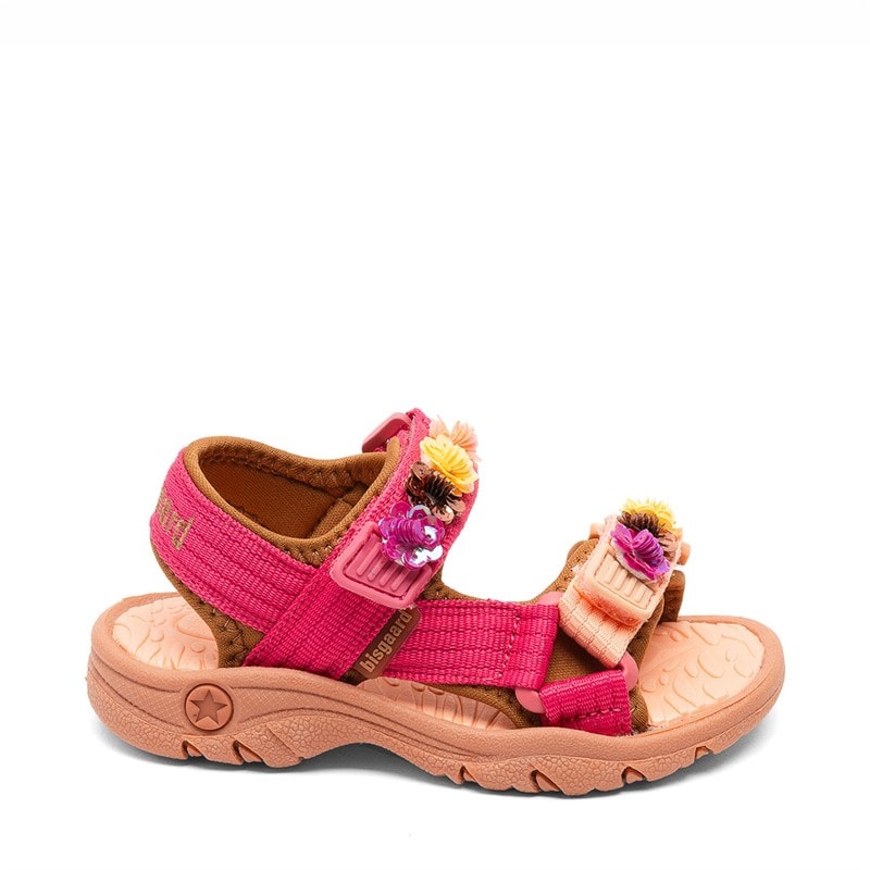 Bisgaard Girls Nico Sandals Confetti Flower