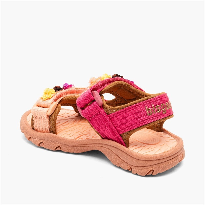 Bisgaard Girls Nico Sandals Confetti Flower - Image 3