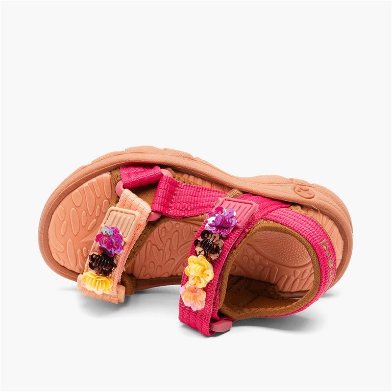 Bisgaard Girls Nico Sandals Confetti Flower - Image 4