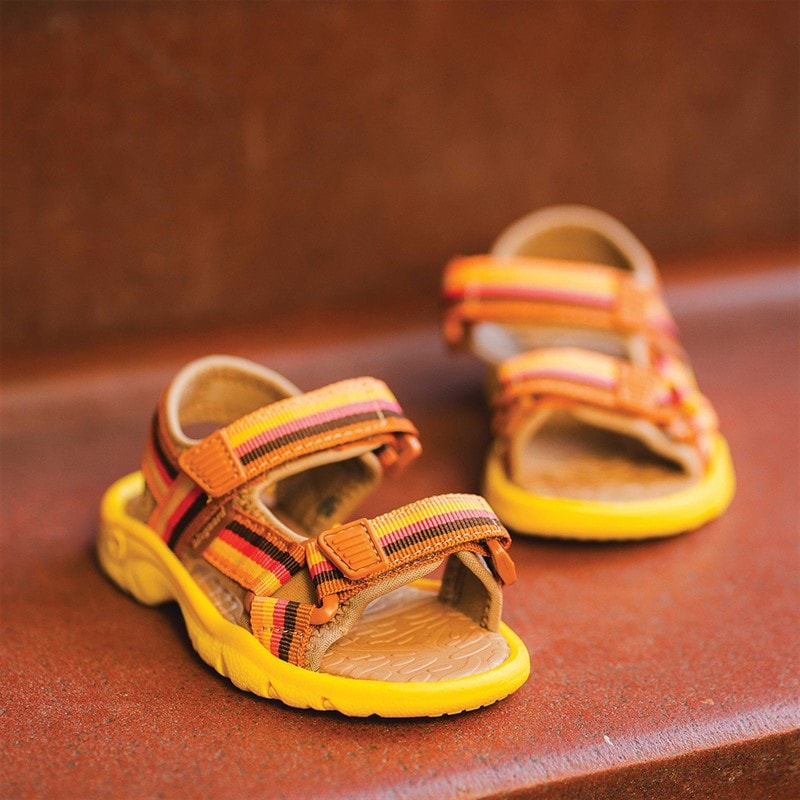 Bisgaard Kids Nico Sandals Lemon Mix - Image 5