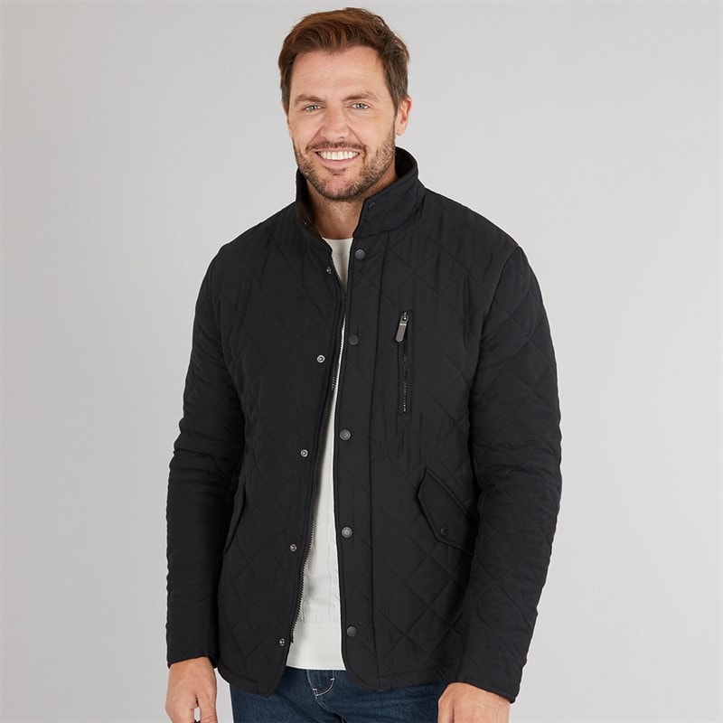 Feraud Mens Prima Quilted Jacket Black - Image 1