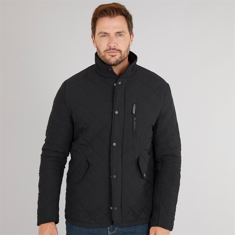 Feraud Mens Prima Quilted Jacket Black - Image 3