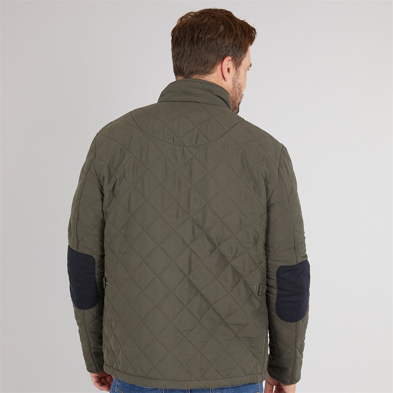 Feraud Mens Prima Quilted Jacket Olive - Image 2
