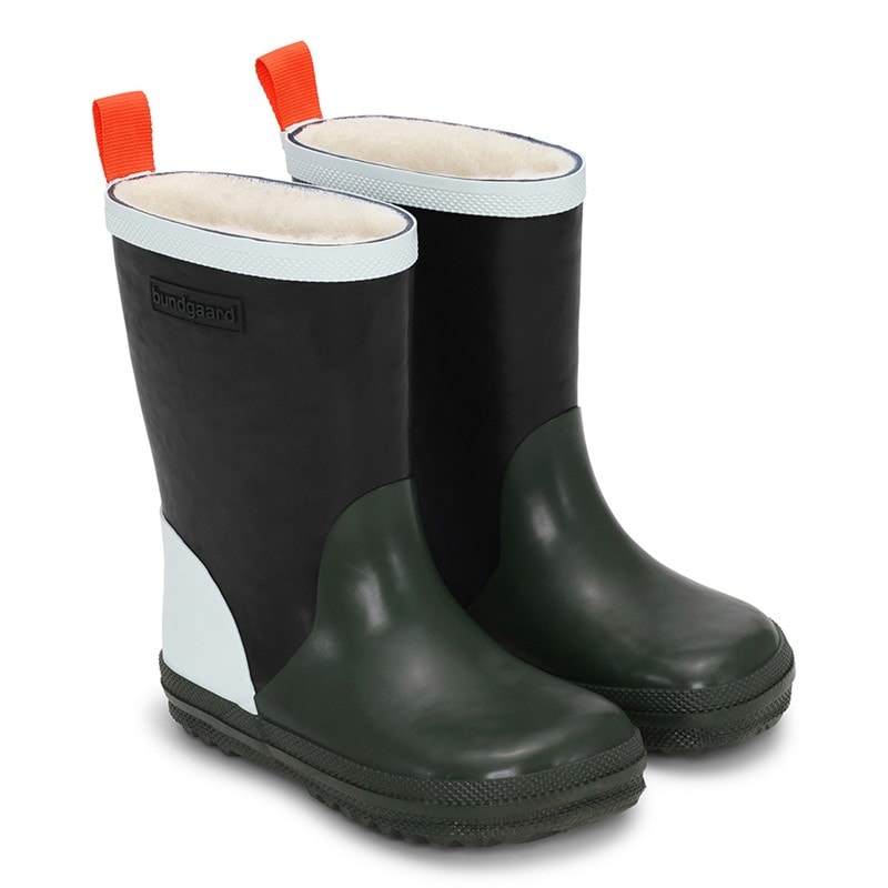 Bundgaard Kids Charly High Warm Boots Navy/Army/Pistachio - Image 1