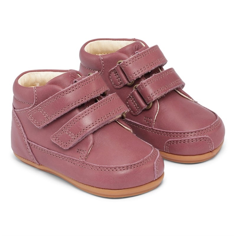 Bundgaard Infant Prewalker II Strap Shoes Dark Rose Ws