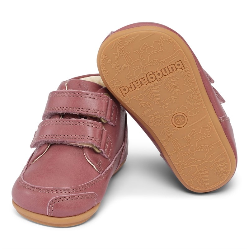 Bundgaard Infant Prewalker II Strap Shoes Dark Rose Ws - Image 2