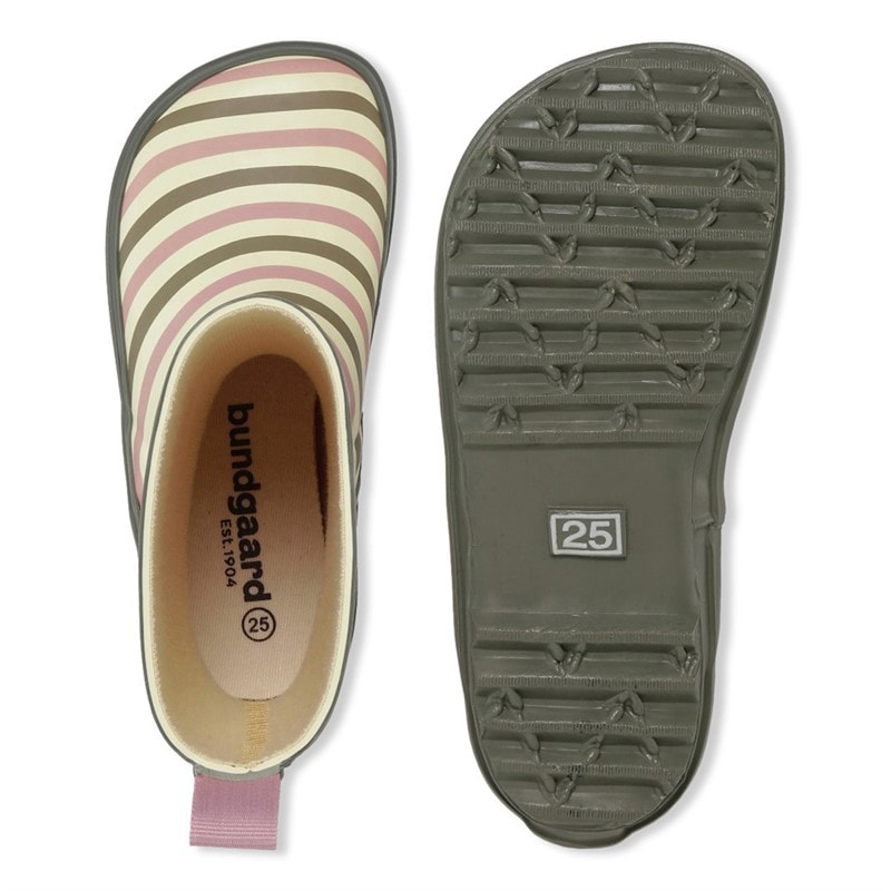 Bundgaard Kids Bungaard Charly High Wellies Peony Stripe - Image 2