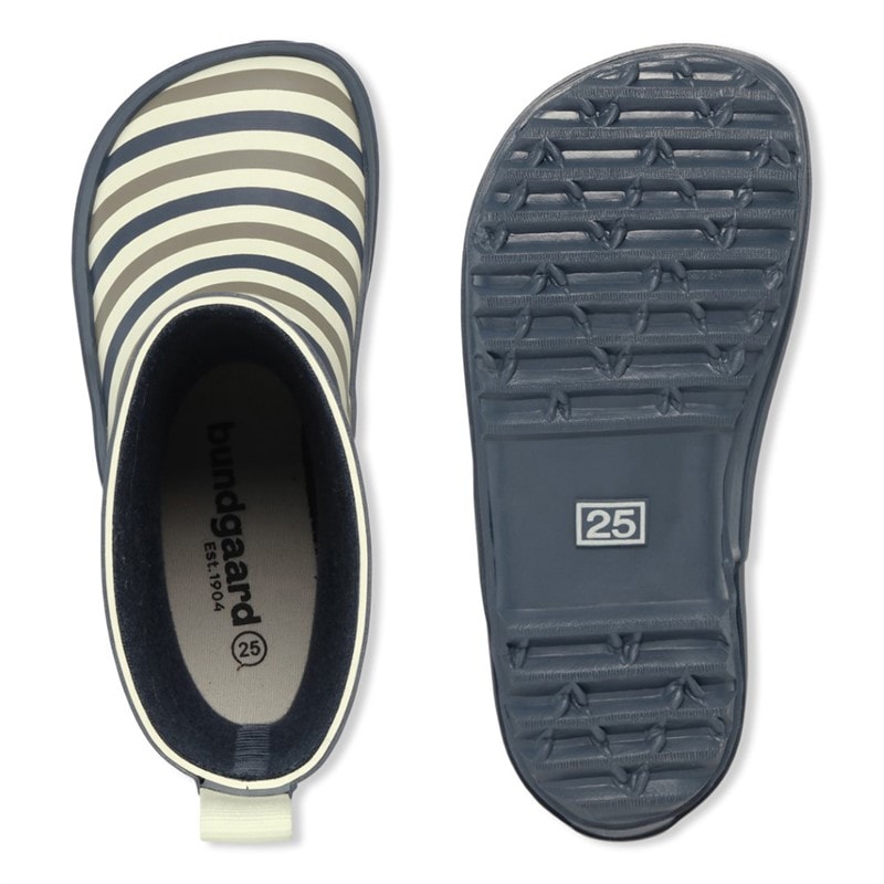 Bundgaard Kids Bungaard Charly High Wellies Oceanic Stripe - Image 2