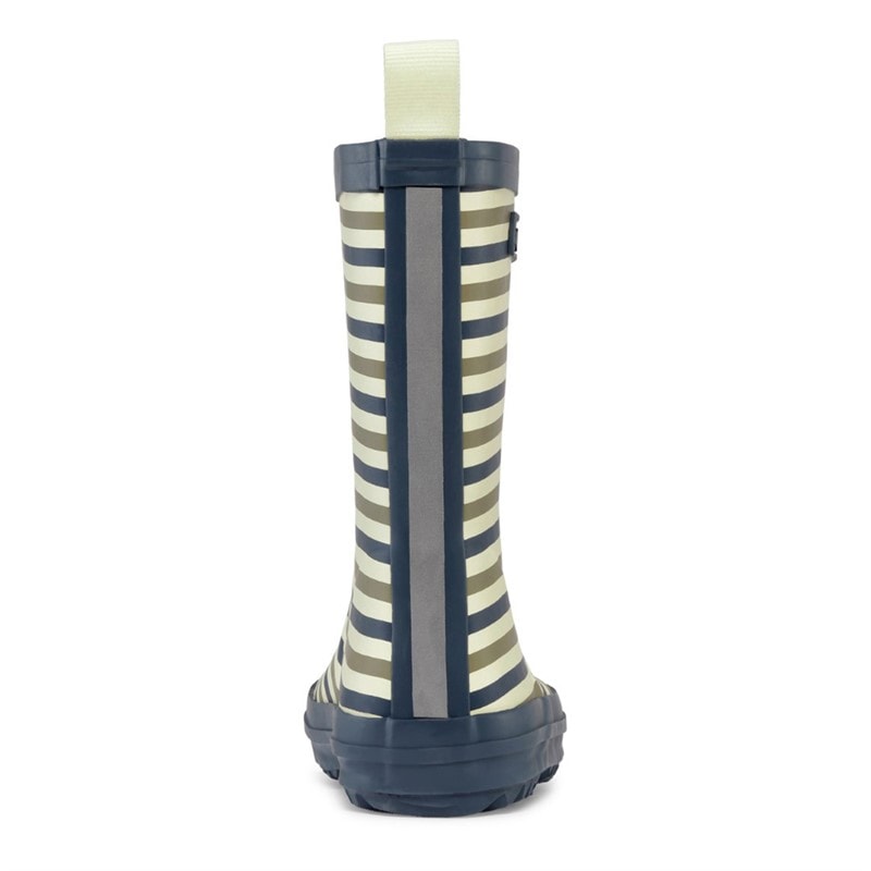 Bundgaard Kids Bungaard Charly High Wellies Oceanic Stripe - Image 3
