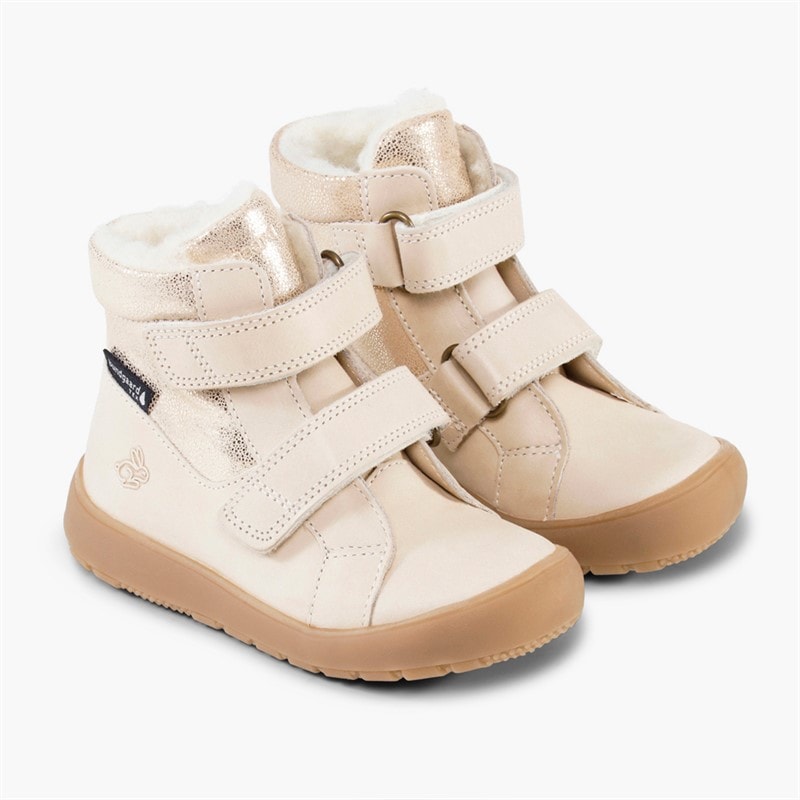 Bundgaard Girls Siggi Waterproof Boots Ivory Glitter