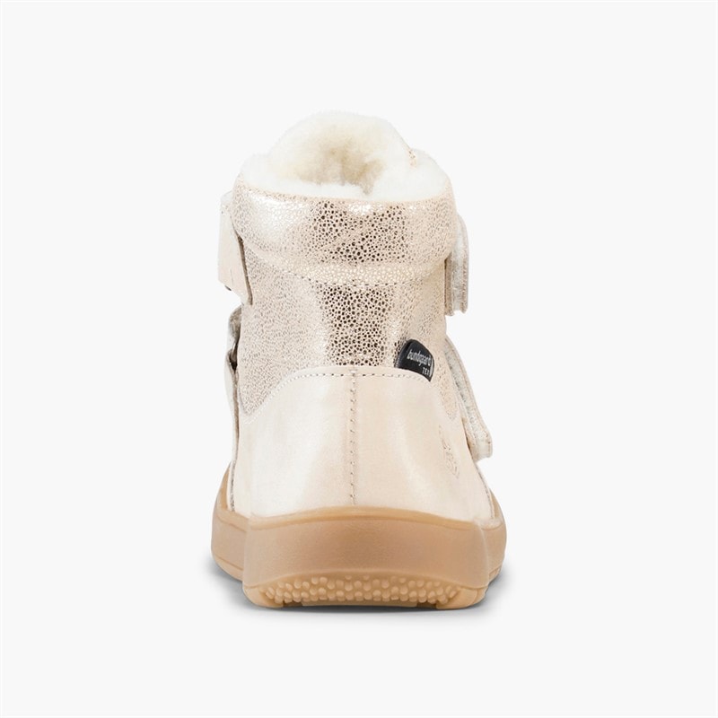 Bundgaard Girls Siggi Waterproof Boots Ivory Glitter - Image 3