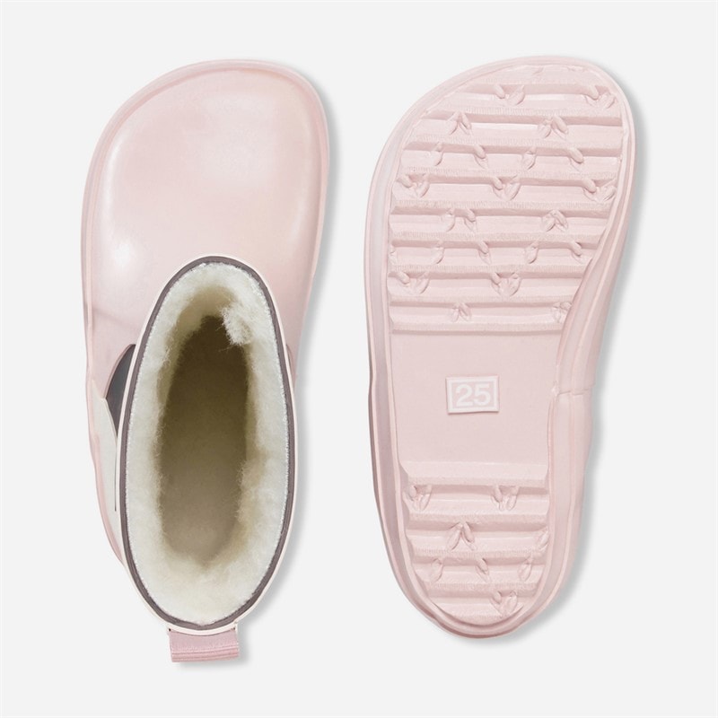 Bundgaard Girls Aspen Waterproof Boots Old Rose Block - Image 2
