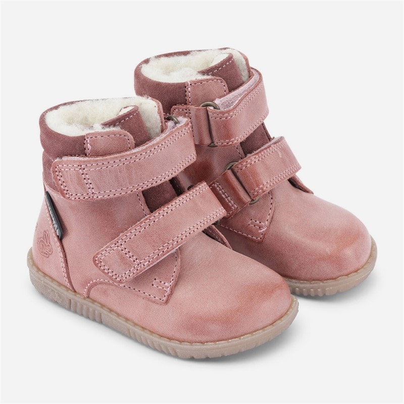 Bundgaard Infant Girls Rabbit Waterproof Boots Rose