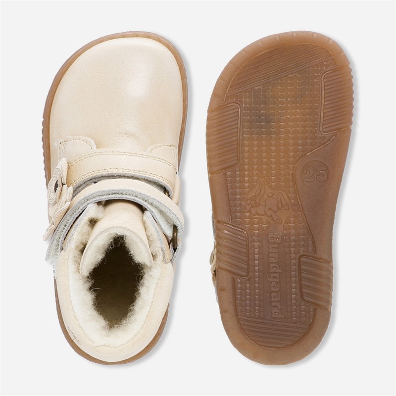 Bundgaard Girls Rabbit Waterproof Boots Ivory - Image 2