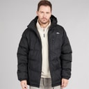Trespass Mens Farsley Waterproof Padded Jacket Black