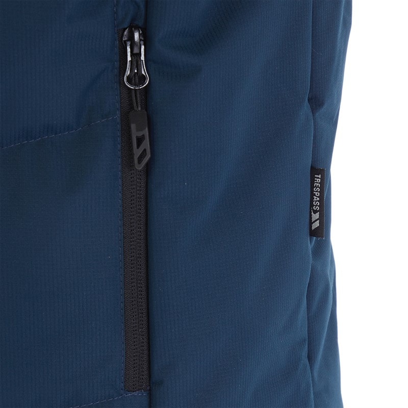 Trespass Mens Farsley Waterproof Padded Jacket Navy - Image 4