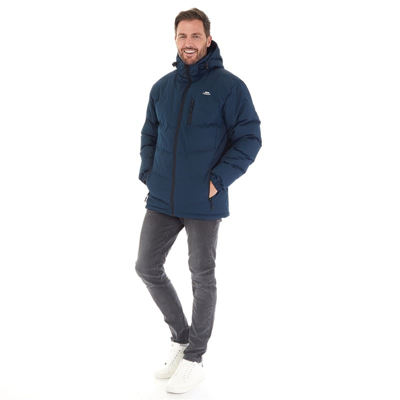 Trespass Mens Farsley Waterproof Padded Jacket Navy - Image 5