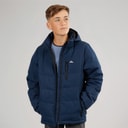 Trespass Junior Boys Figo Waterproof Padded Hooded Jacket Navy