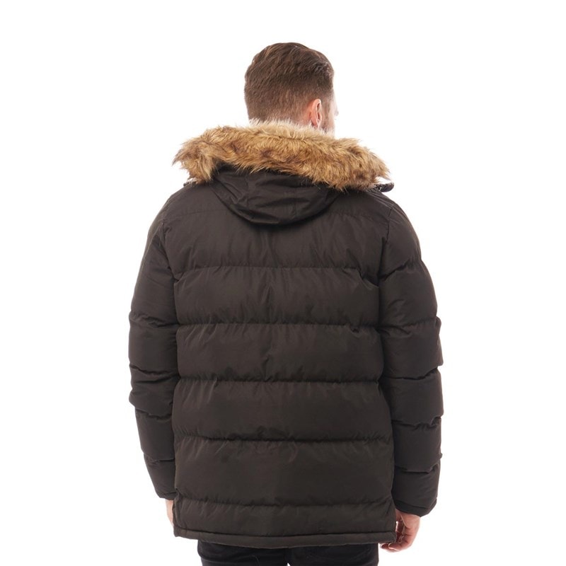 Trespass Mens Baldwin Insulated Waterproof Parka Black - Image 2
