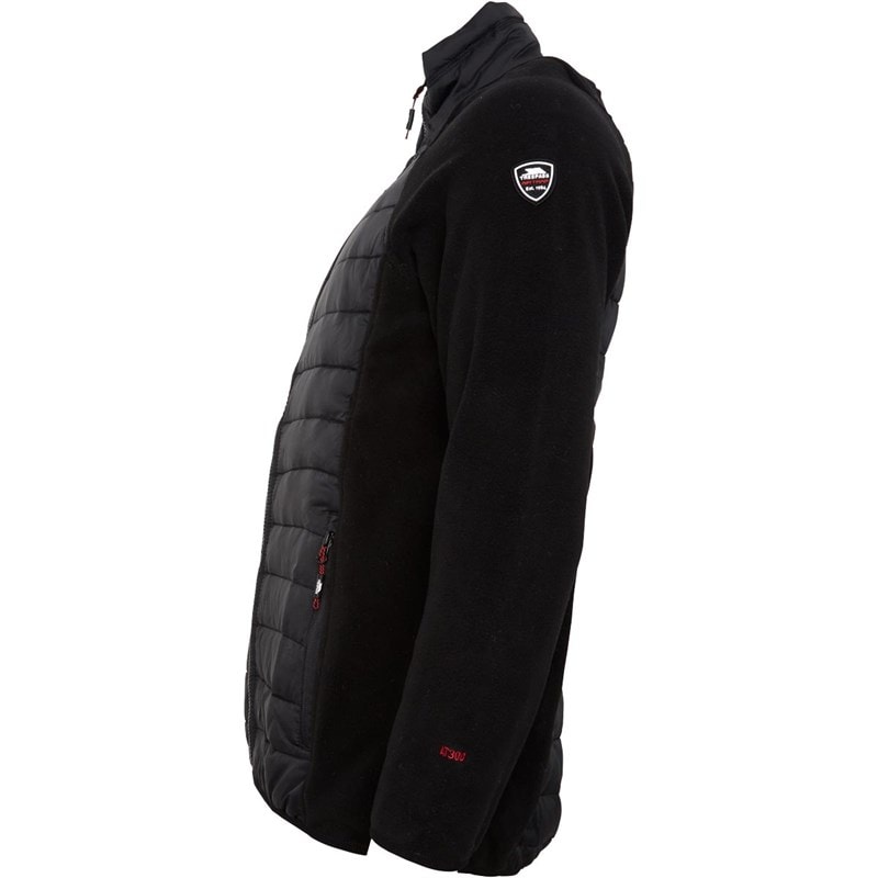 Trespass Mens Saunter Hybrid Padded Jacket Black - Image 3