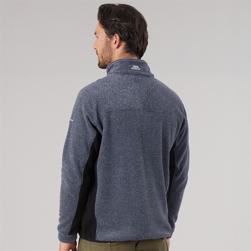 Trespass Mens Jynx Fleece Jacket Navy Navy - Image 2