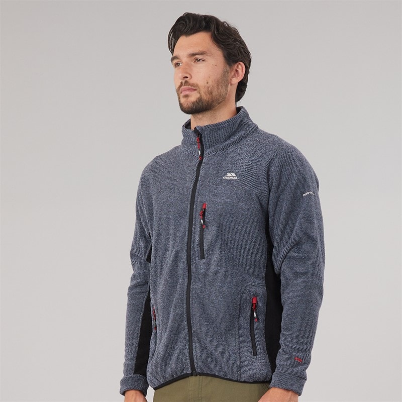 Trespass Mens Jynx Fleece Jacket Navy Navy - Image 3