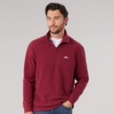 Trespass Mens Masonville 1/2 Zip Micro Fleece Merlot