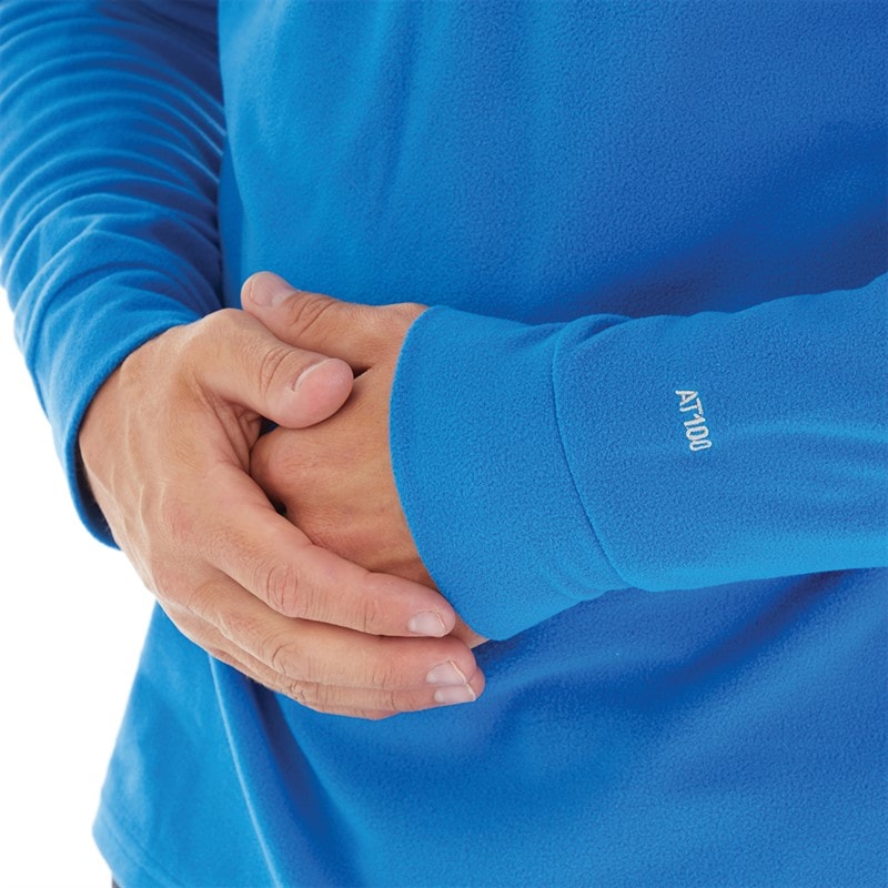 Trespass Mens Masonville 1/2 Zip Micro Fleece Blue - Image 4