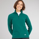 Trespass Womens Shiner 1/2 Zip Micro Fleece Teal