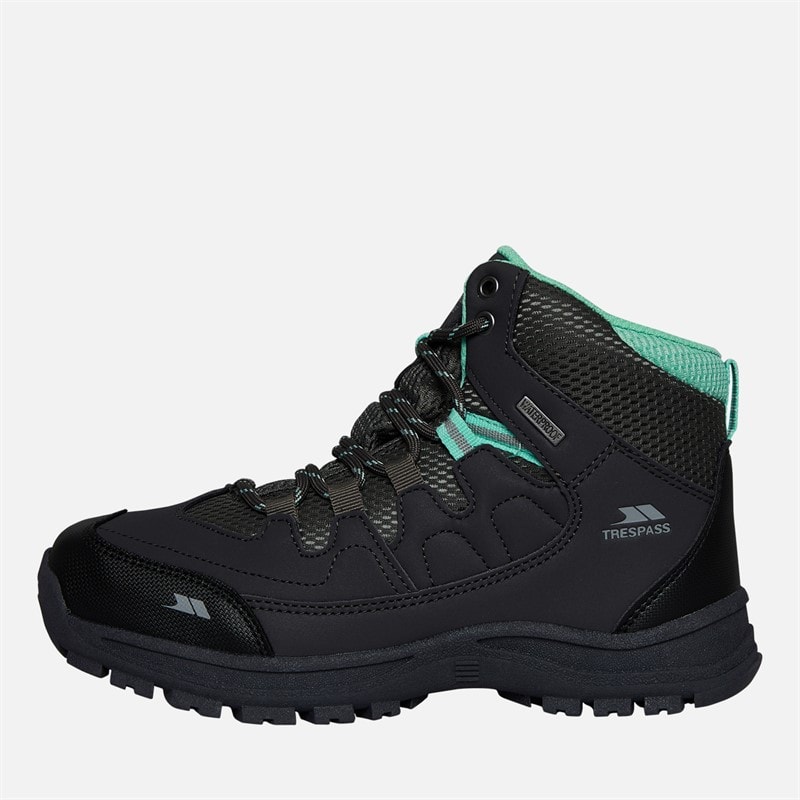 Trespass Womens Mitzi Waterproof Walking Boots Iron/Peppermint