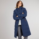 Trespass Womens Audrey Waterproof Padded Hooded Coat Navy