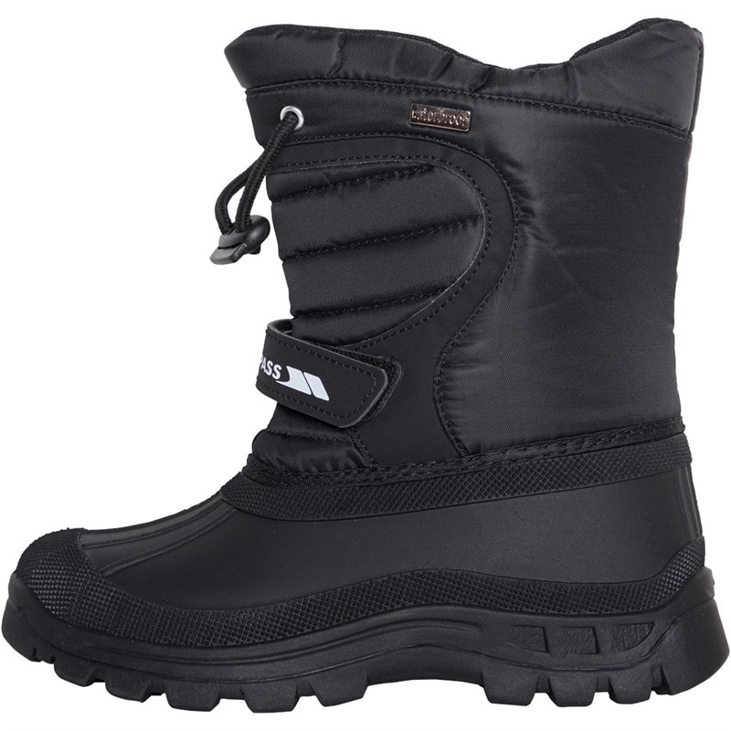 Trespass Junior Boys Dodo Snowboot Black - Image 1