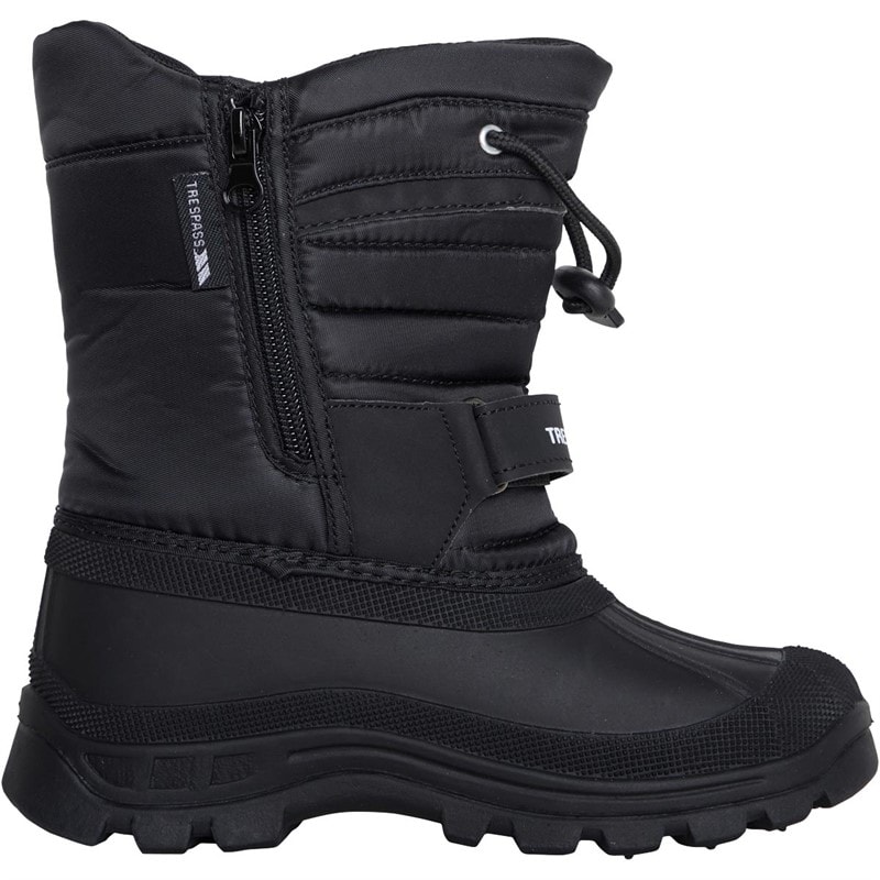 Trespass Junior Boys Dodo Snowboot Black - Image 4