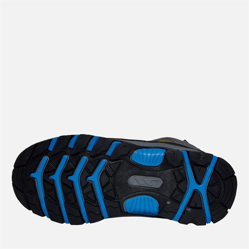 Trespass Kids Gillon 2 Mid Waterproof Walking Boots Black/Blue - Image 2