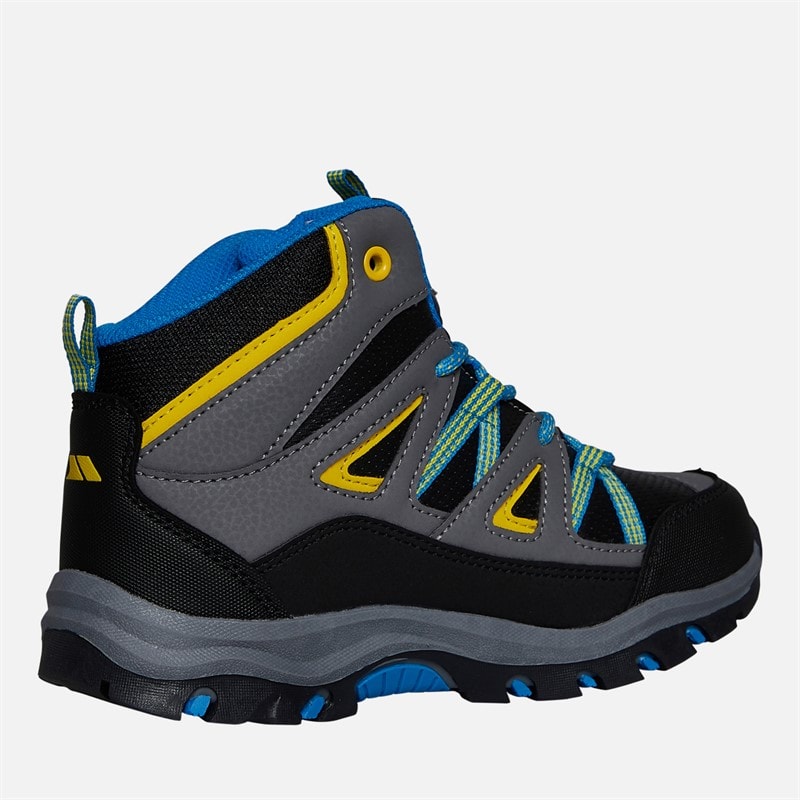Trespass Kids Gillon 2 Mid Waterproof Walking Boots Black/Blue - Image 5