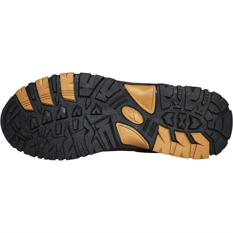 Trespass Mens Scarp Waterproof Walking Shoes Dark Brown/Sienna - Image 2