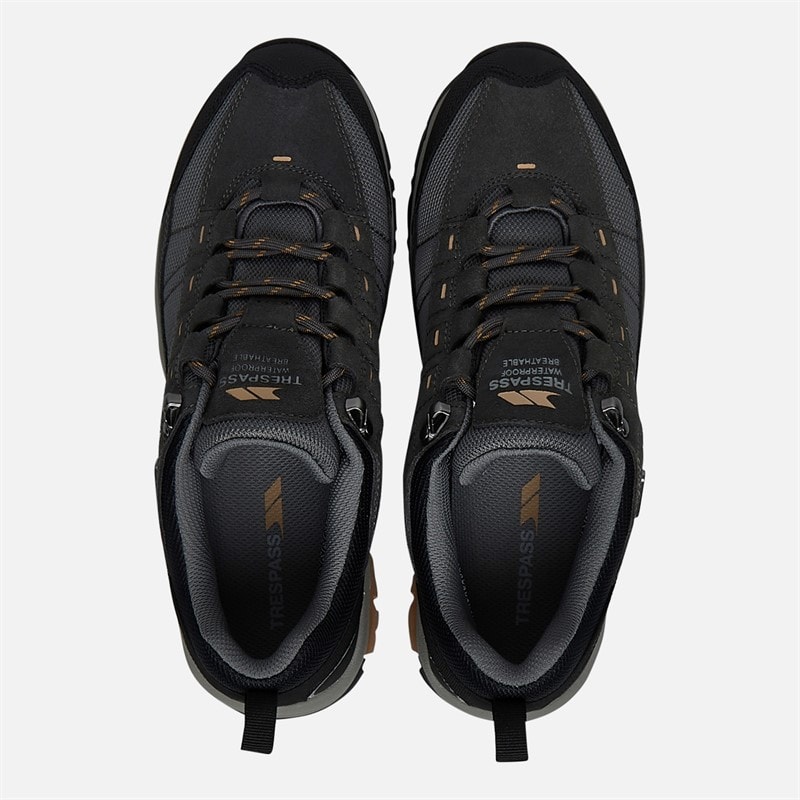 Trespass Mens Scarp Waterproof Walking Shoes Castle/Sienna - Image 4