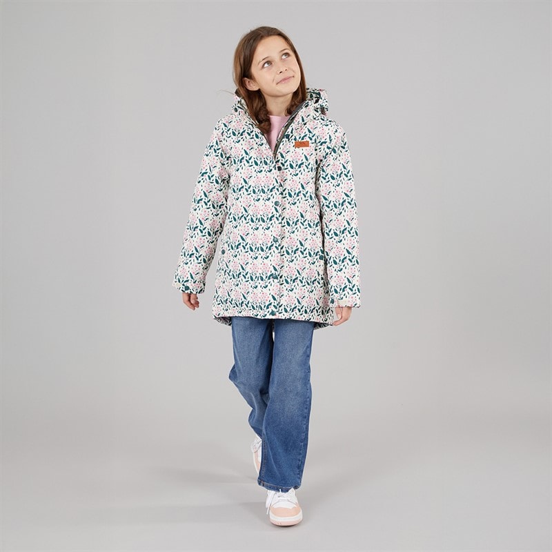 Trespass Girls Rainstone Waterproof Padded Hooded Coat Multi - Image 4