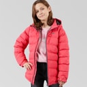 Trespass Girls Amira Waterproof Padded Hooded Jacket Strawberry