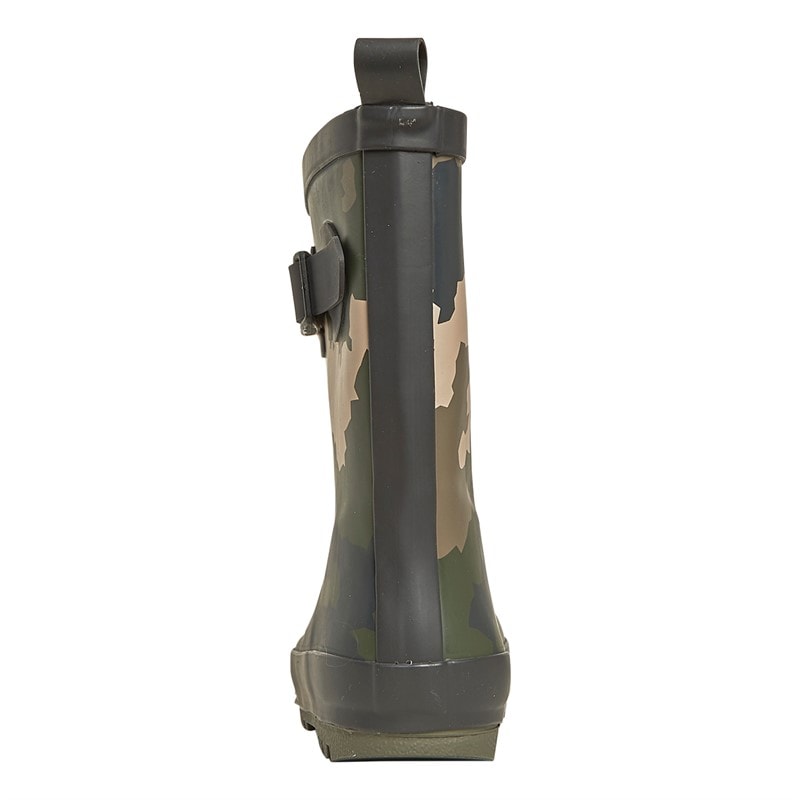 Trespass Kids Puddle Printed Wellington Boot Camo - Image 4