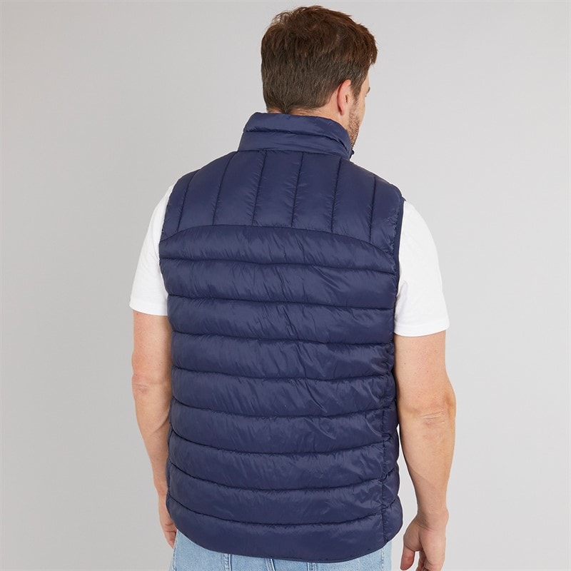 Trespass Mens Fergal Micro Padded Gilet Navy - Image 2