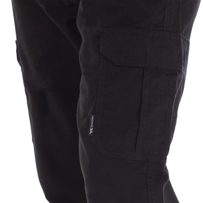 Trespass Mens Tipner Walking Pants Black - Image 3