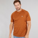 Trespass Mens Leecana Tech T-Shirt Burnt Orange Marl