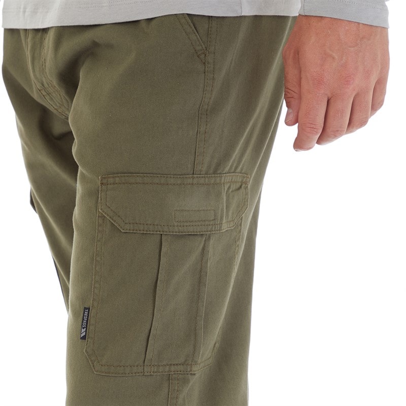 Trespass Mens Tipner Walking Pants Military Green - Image 3
