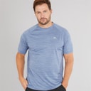 Trespass Mens Leecana Tech T-Shirt Denim Blue Marl