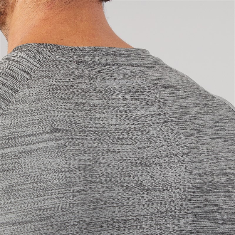 Trespass Mens Leecana Tech T-Shirt Grey Marl - Image 5