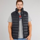 Trespass Mens Fergal Micro Padded Gilet Vest Black